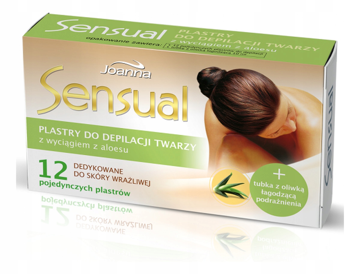 Joanna Sensual Plastry do depilacji twarzy Aloes 12699088303 Allegro.pl