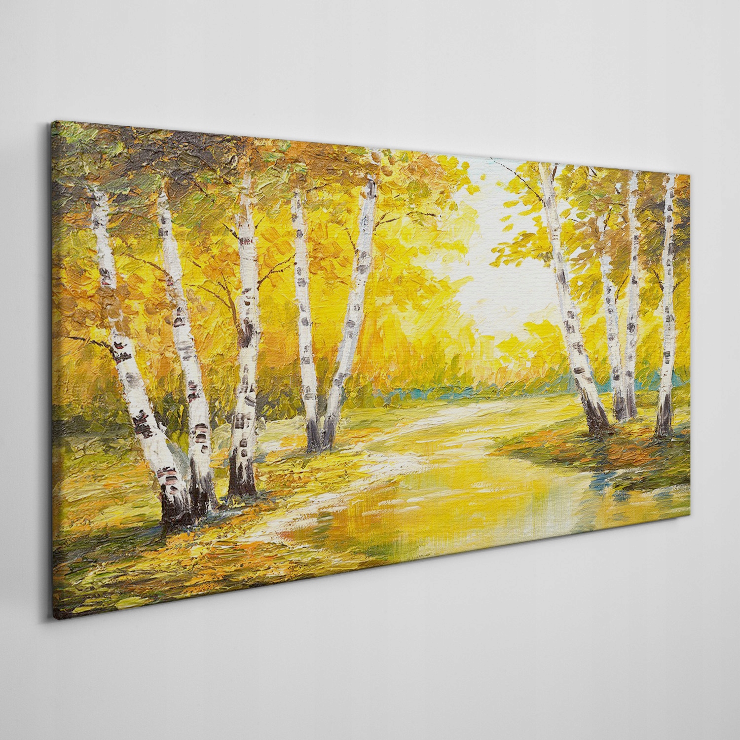 

Obraz na płótnie Malarstwo las drzewa 100x50 cm