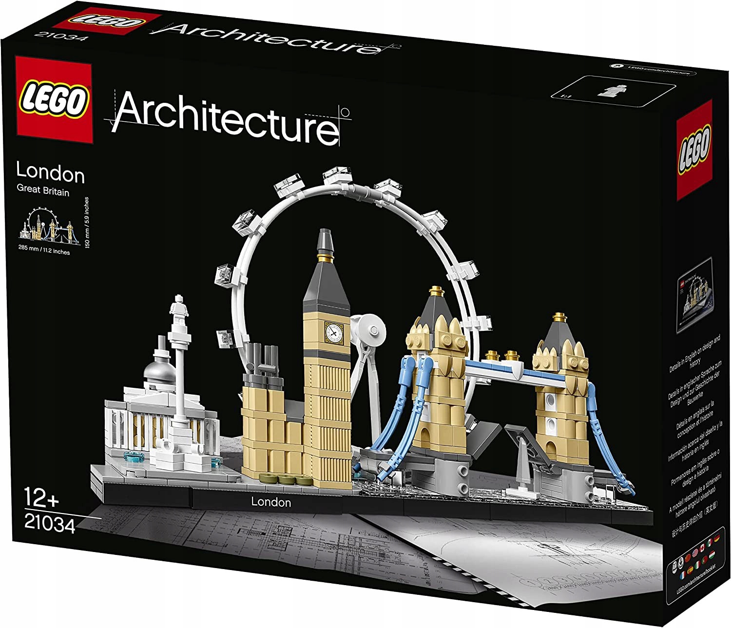 LEGO Klocki Architecture 21034 Londyn 12 + Numer produktu 21034