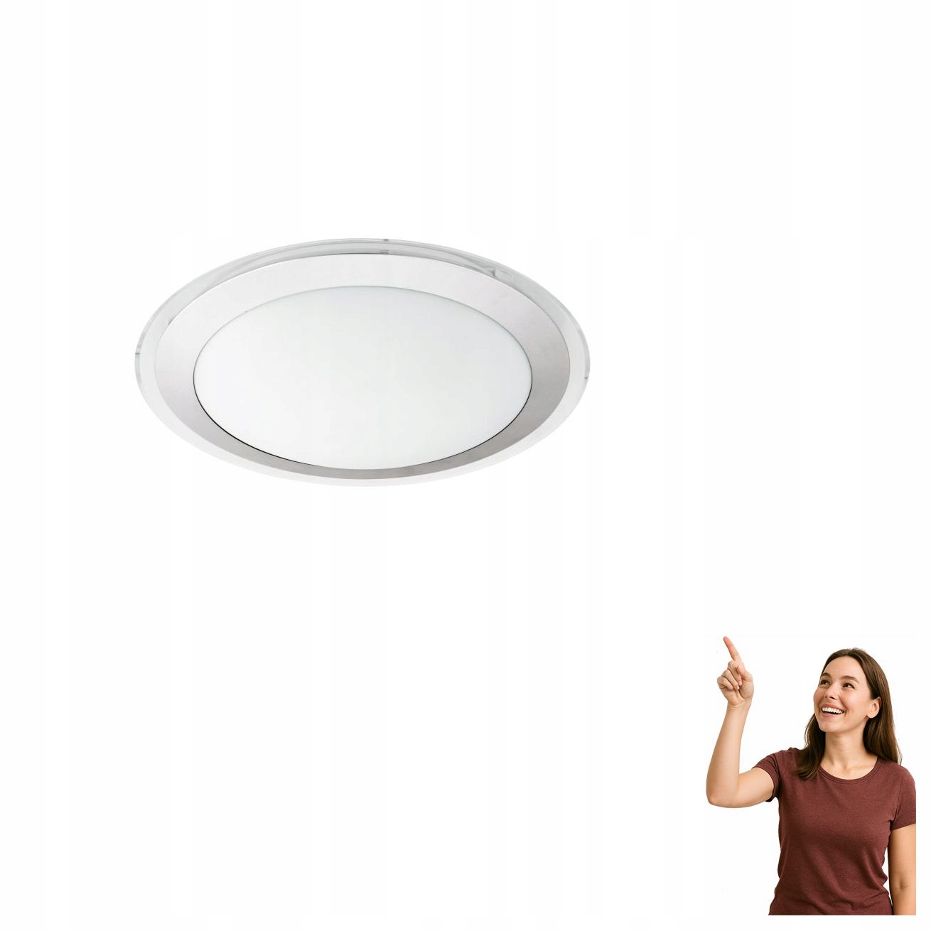 Led Stropné Svietidlo 15,6 W Competa 1 95677 Eglo