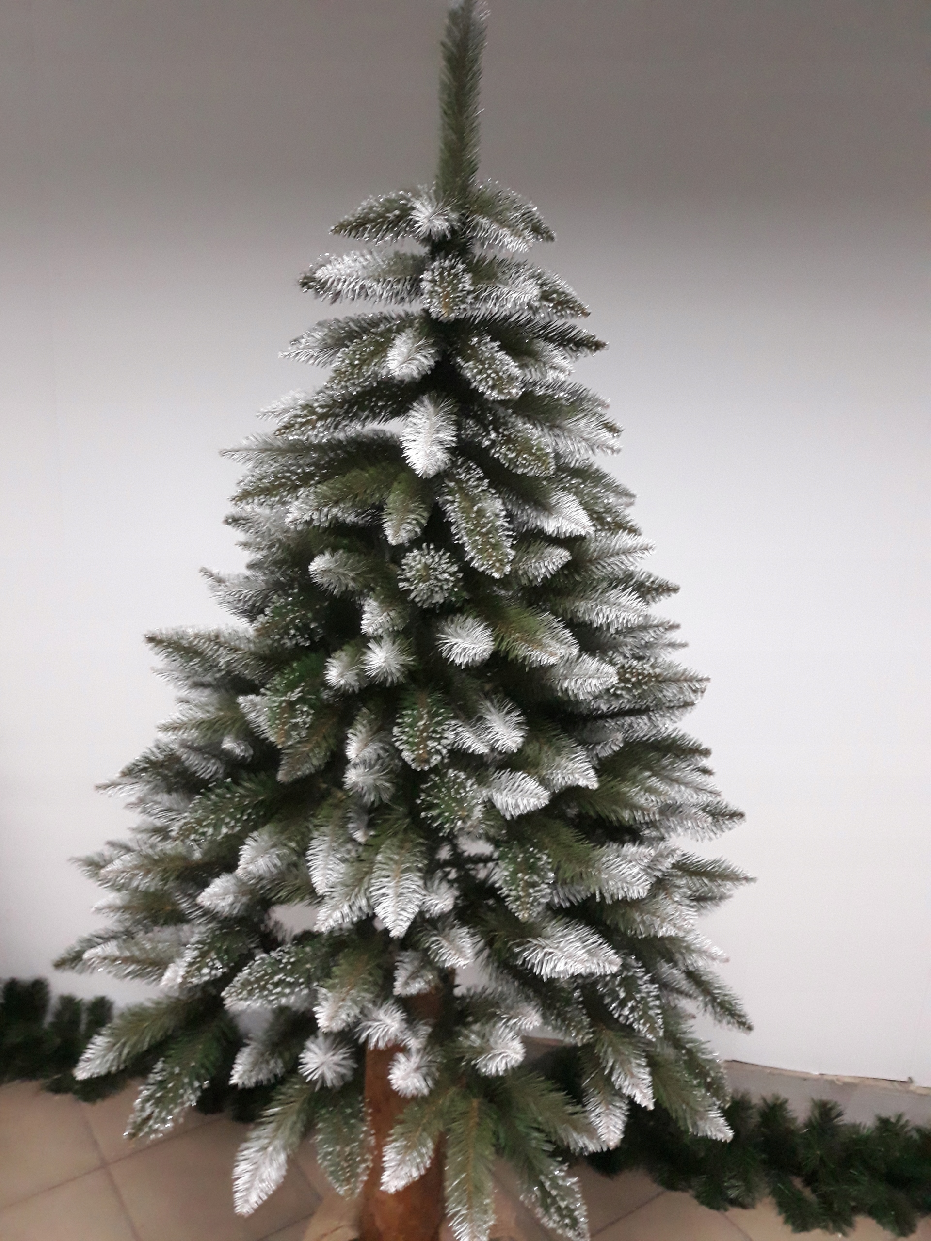 CHOINKA DIAMENTOWA SZTUCZNA ŚWIERK NA PNIU 180cm Marka InterOgrody