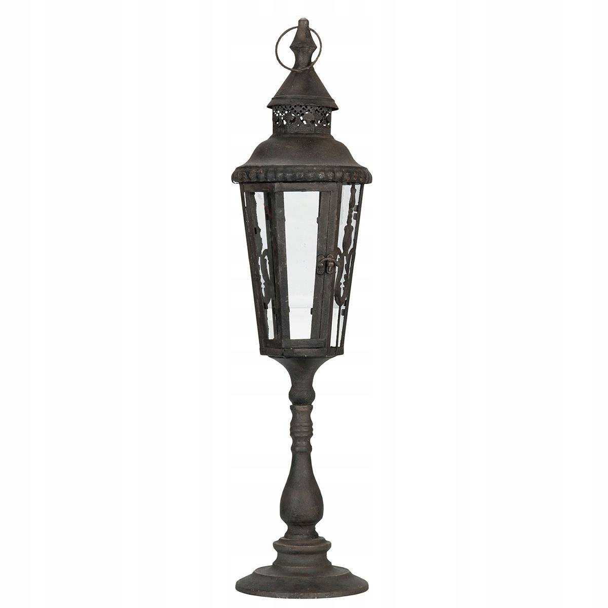 Lampáš Retro Na Stojane starnúci čierny retro, výška 77 cm