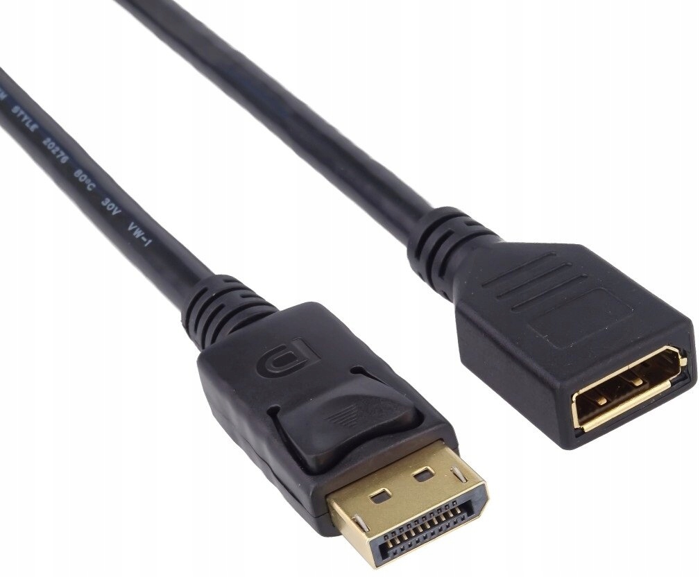 Premiumcord Przewód przedłużający DisplayPort M/f 2m