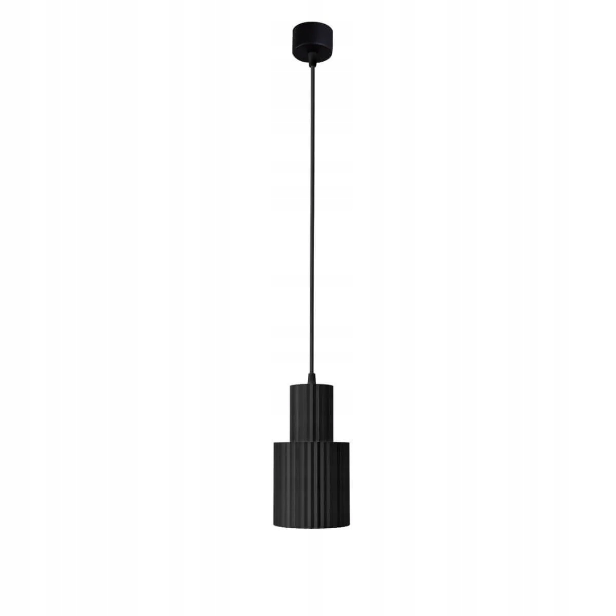 Závesná lampa Tokio tuba veľká 1xE27 čierna LP-787/1P L Bk Light Prestige