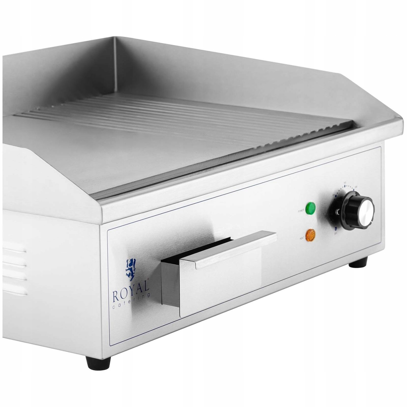 GRILL POJEDYNCZY PŁYTA GRILLOWA 54x35cm 230V 3000W Marka Royal Catering