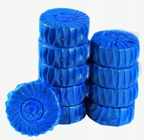 12x KOSTKA KRĄŻKI TABLETKI DO WC ŁAZIENKI SPŁUCZKI