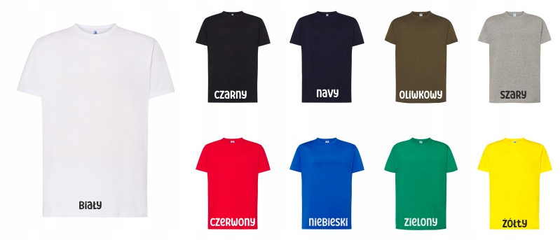 KOSZULKA NA URODZINY 18 25 30 40 50 LAT PREZENT XL Skład materiałowy 100% bawełna