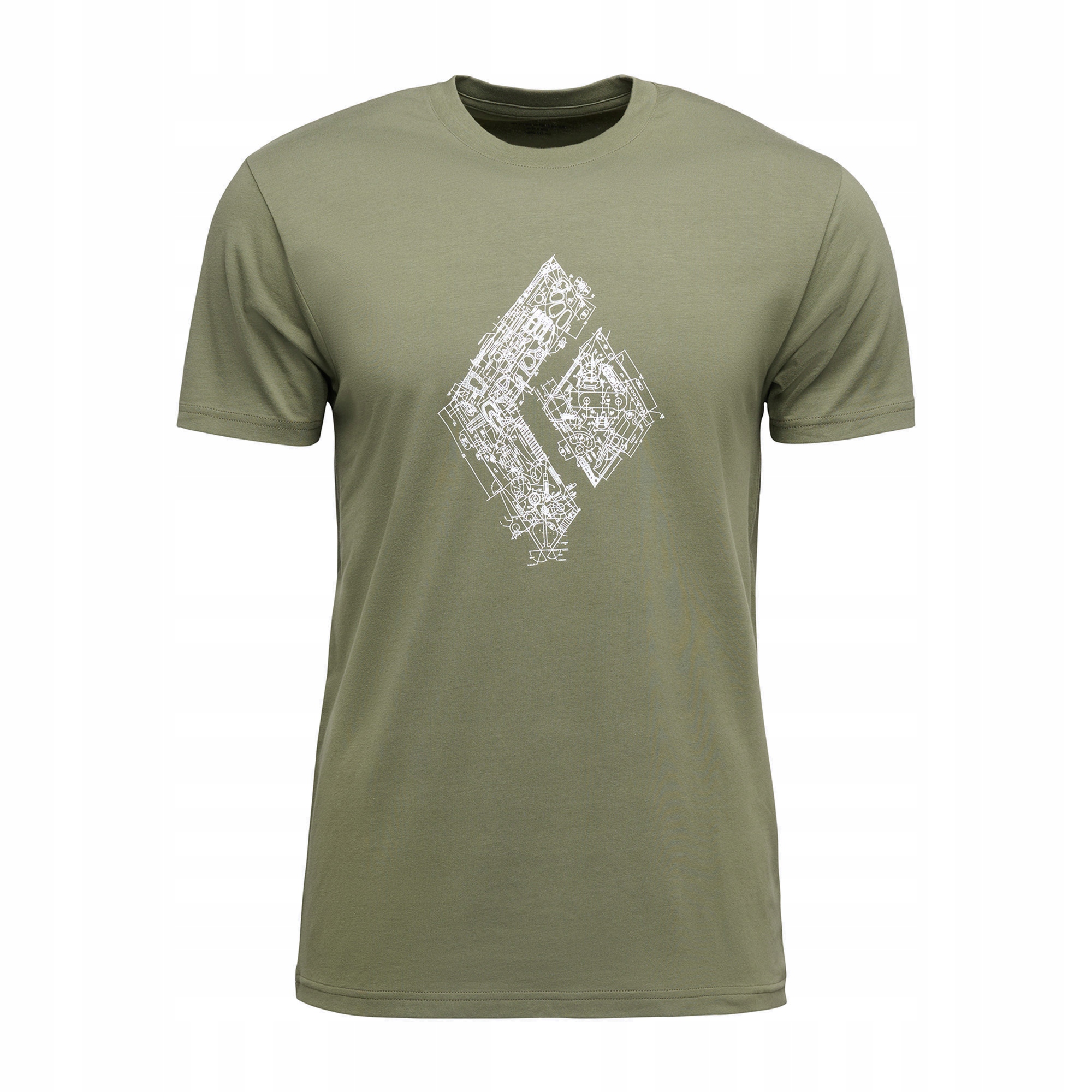 Koszulka męska Black Diamond Engineered Diamond Ss Tee tundra