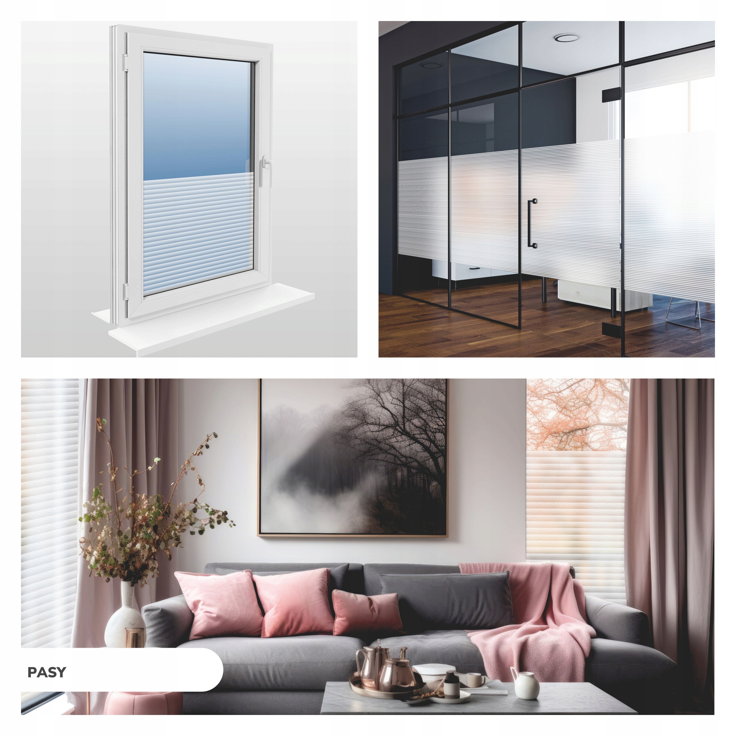 FOLIA OKIENNA STATYCZNA 90x100 MATOWA MLECZNA KWIATY PASY WZORY OKLEINA Rodzaj folii na metry