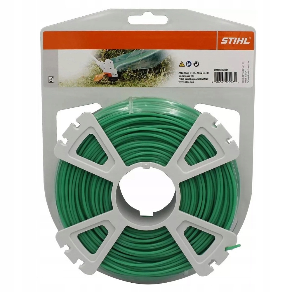 

Żyłka tnąca okrągła Stihl 2,0mm 119 m zielona