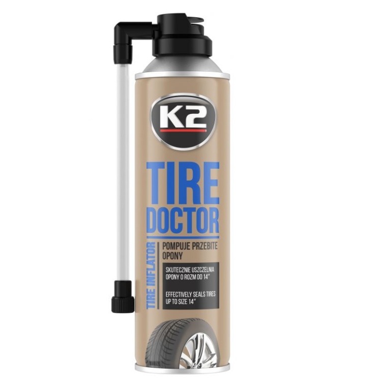 

K2 Tire Doktor 400 ML Pompuje I Uszczelnia