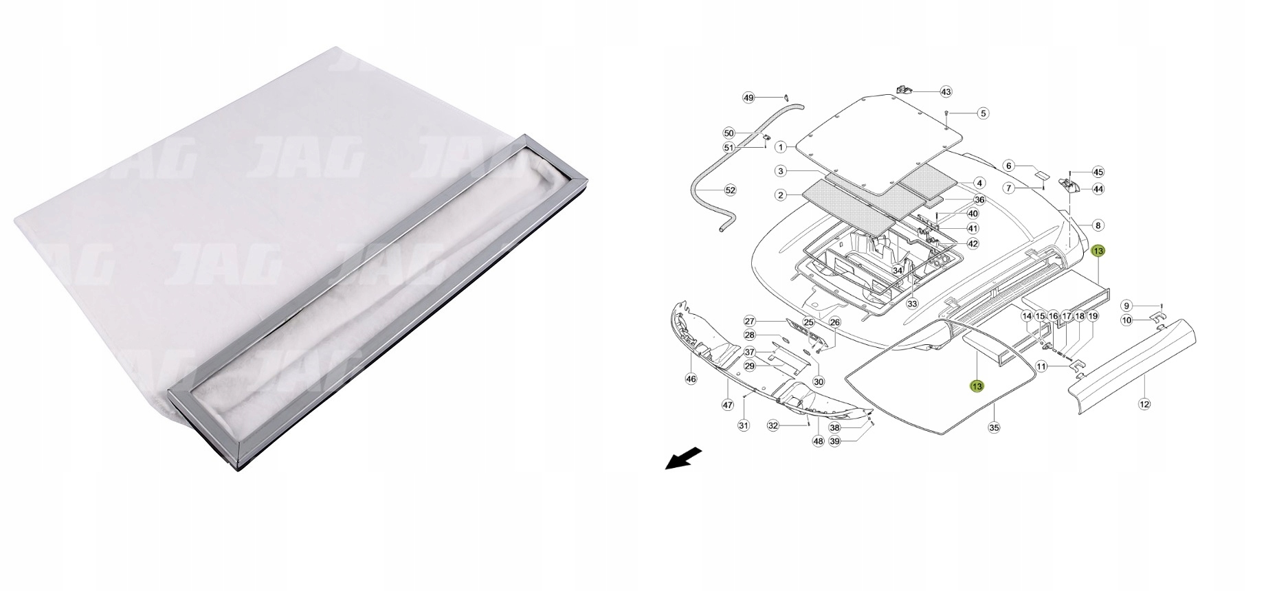 0005596460 Filtr kabinowy,