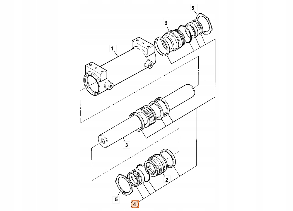 2CX 527-55S - КОМПЛЕКТ ПРОКЛАДОК ТОРСИОННОГО ПРИВОДА 993/99673 JCB