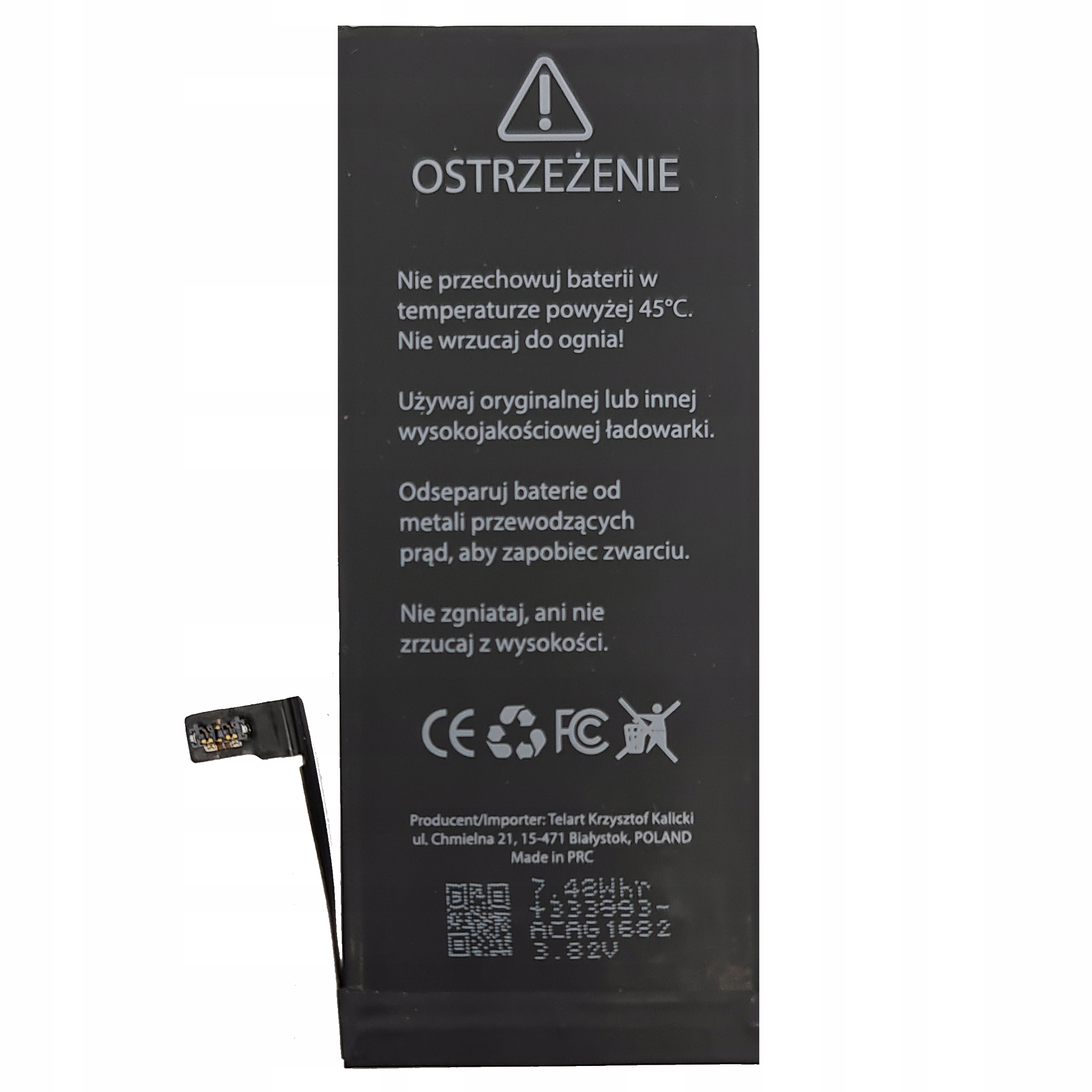 Bateria iPhone 7 STRONGCELL, A1660, A1778, A1779, 12.2023r Przeznaczenie Do Apple