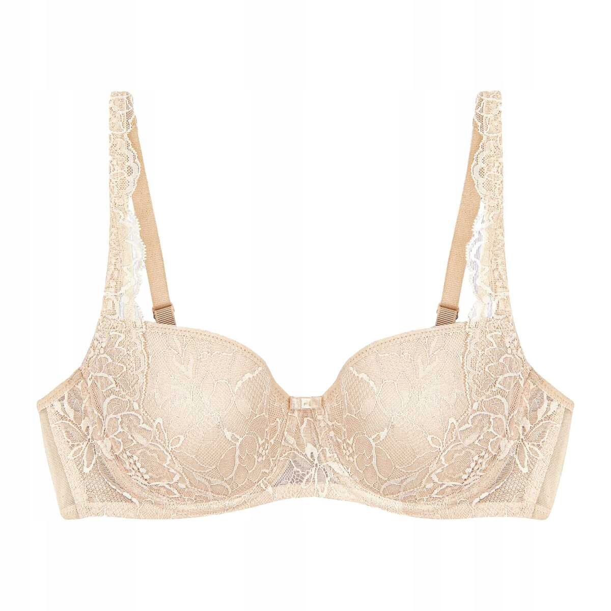 U307 Triumph vyztužená podprsenka béžová amourette charm WHP02 vel 80E