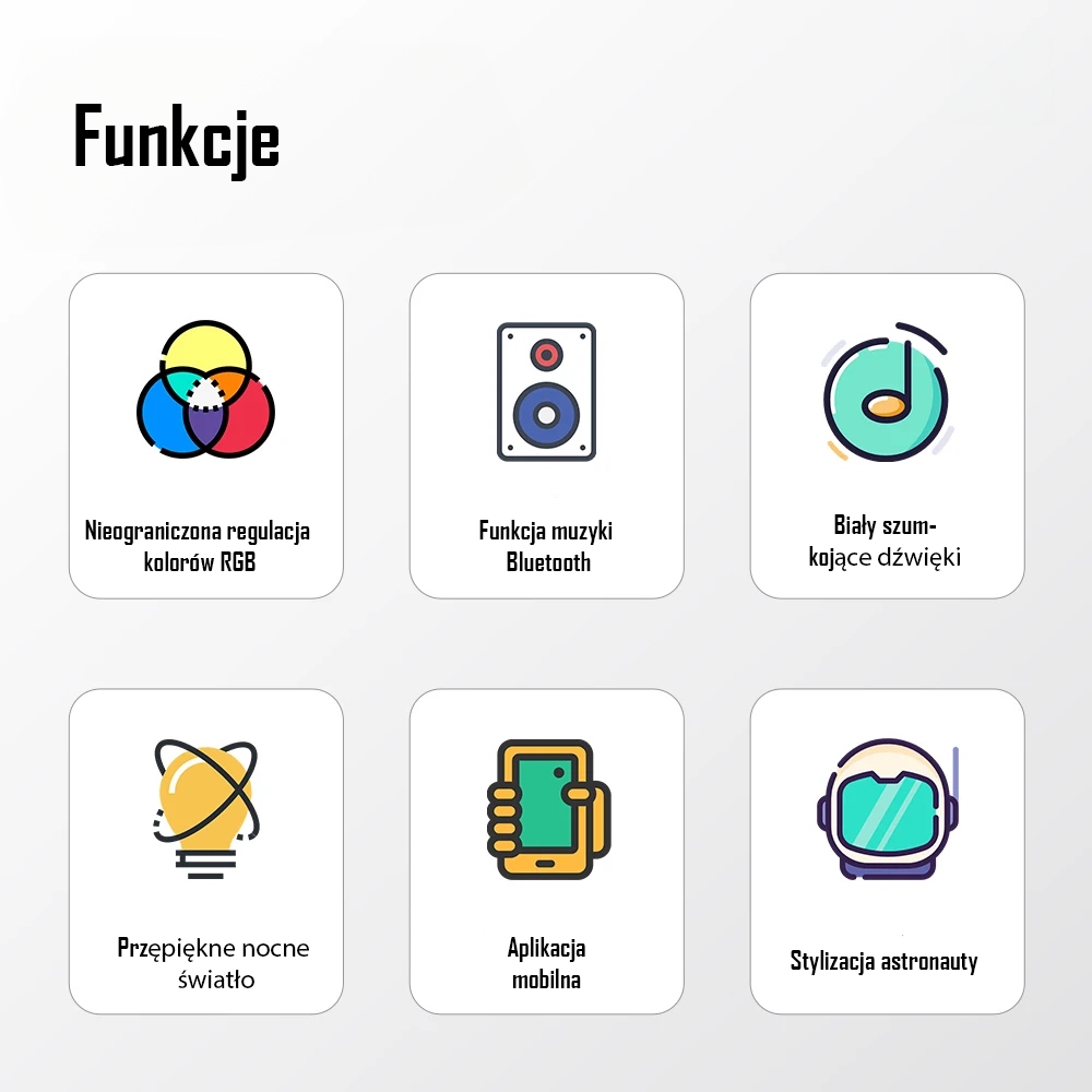 Projektor GWIAZD ASTRONAUTA LED Lampka Nocna Planetarium Prezent Kod producenta Astronauta projektor gwiazd