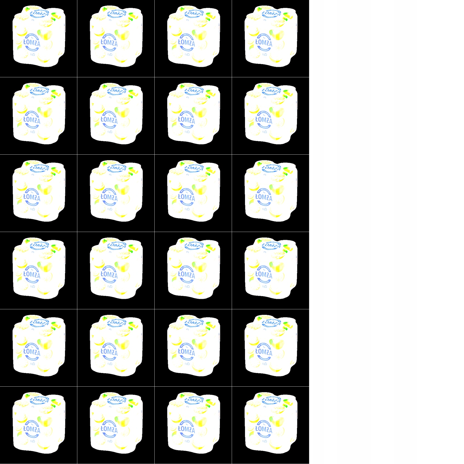 24x 400ml Łomża radler grejpfrut 0% puszka Zgrzewka