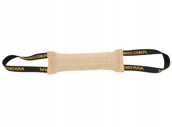 Levně Přetahovadlo Jutová Pro Psa Hračka Tréninkové Kousátko Dvě Rukojeti 40X6 CM Dingo