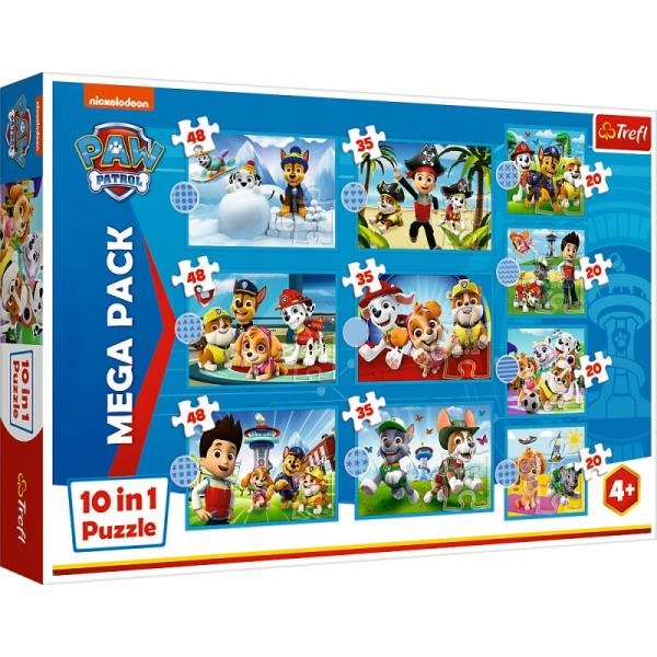 

Trefl puzzle psi patrol 10 układanek 10w1