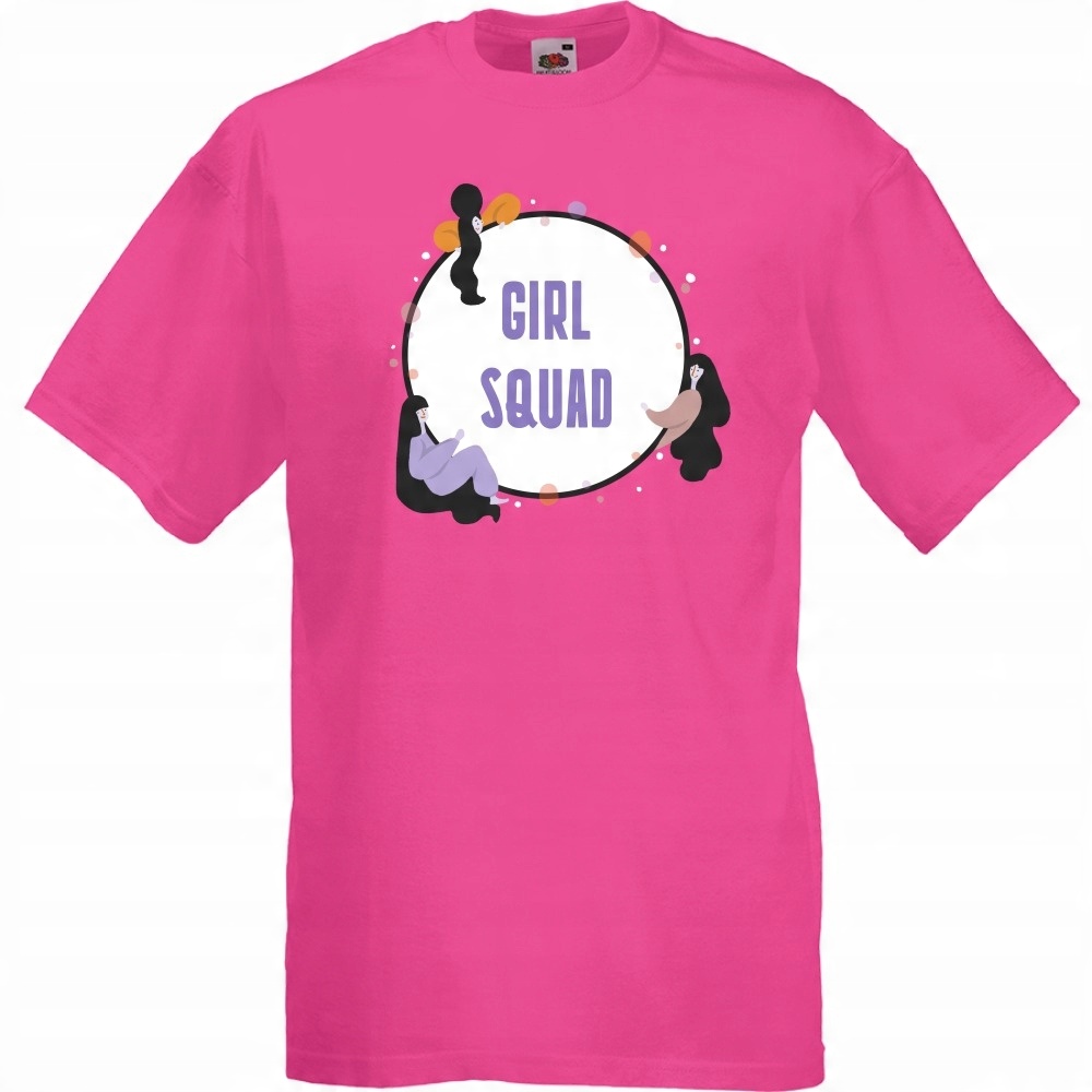 

Koszulka girls squad girl power XL fuksja