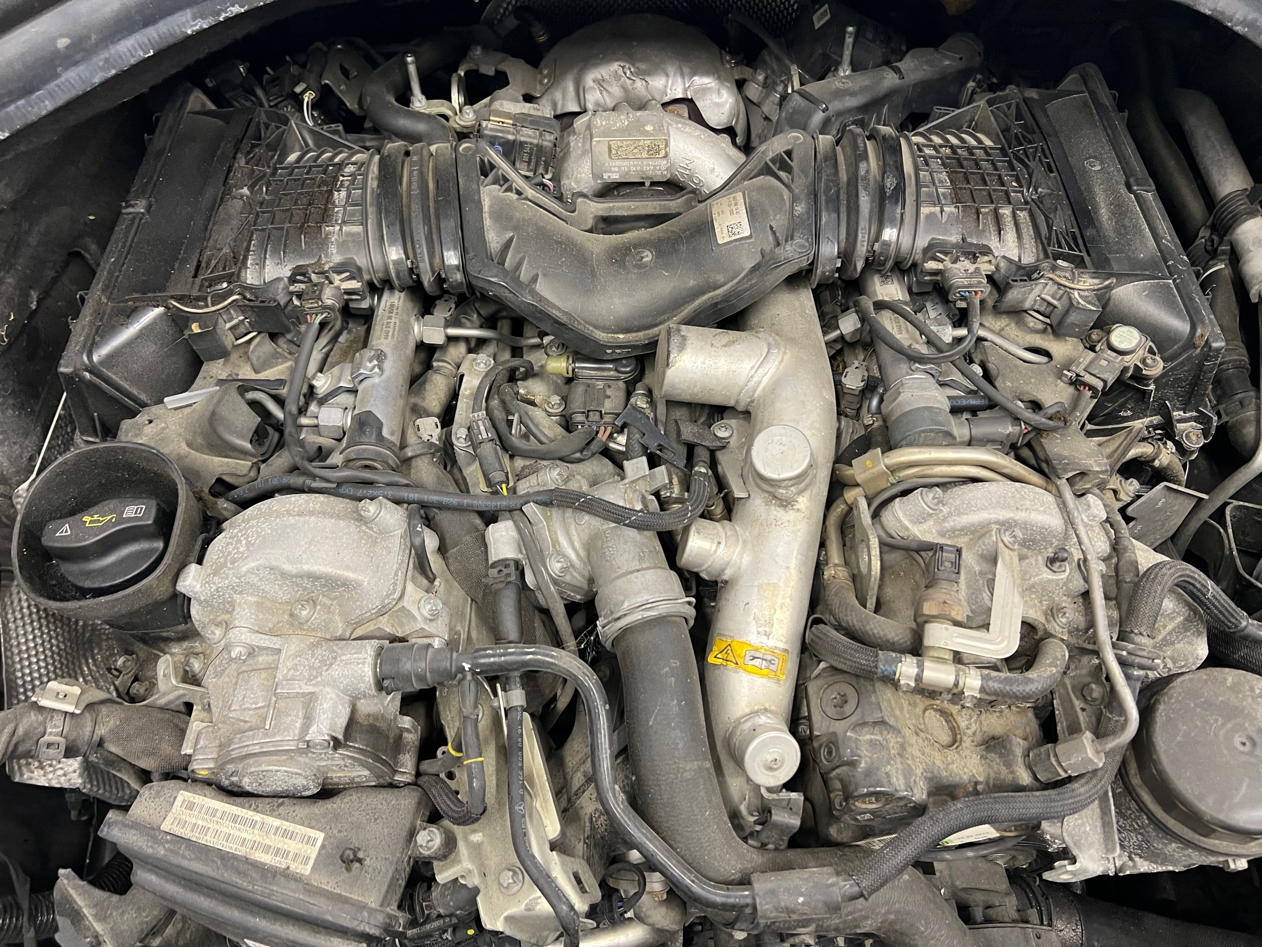 complete engine MERCEDES GL ML GLE 350 BLUETEC X166 W166 3.0 V6 642826