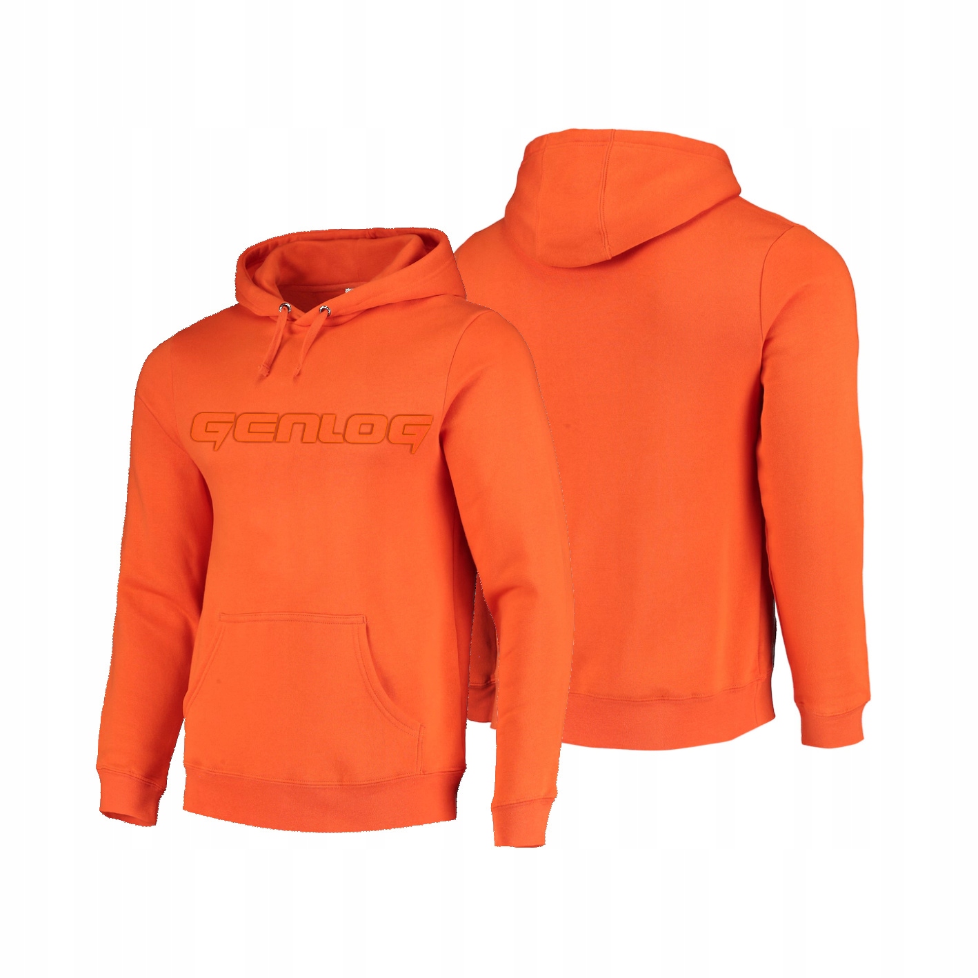 Mikina S Kapucí Genlog Orange Sports-l