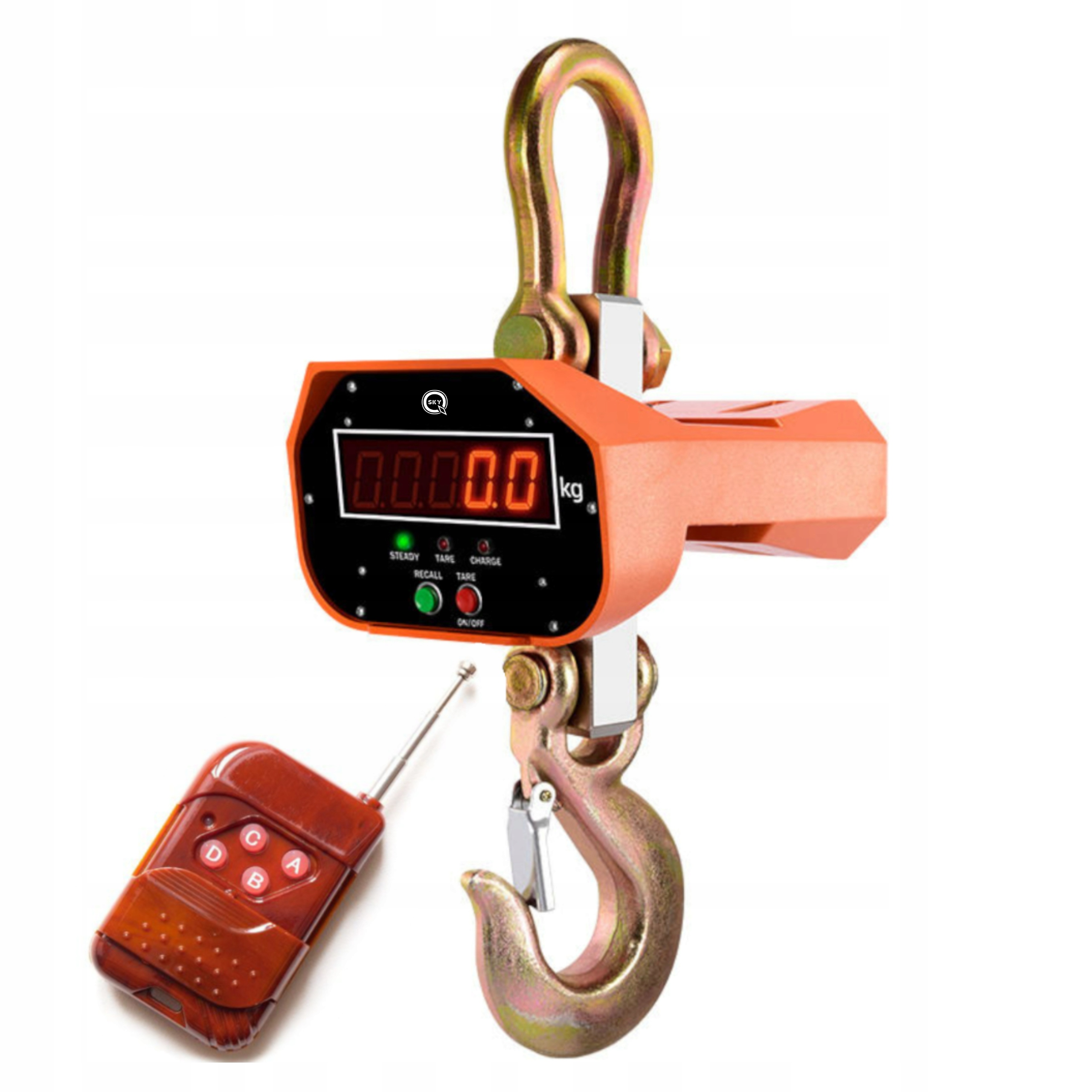 Elektronická Závěsná Jeřábová Váha 5000 Kg, Závěsná, Skladovací 5 T