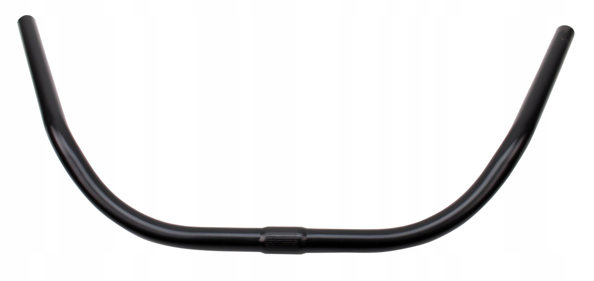 Kierownica gięta stalowa czarna 25,4x670mm