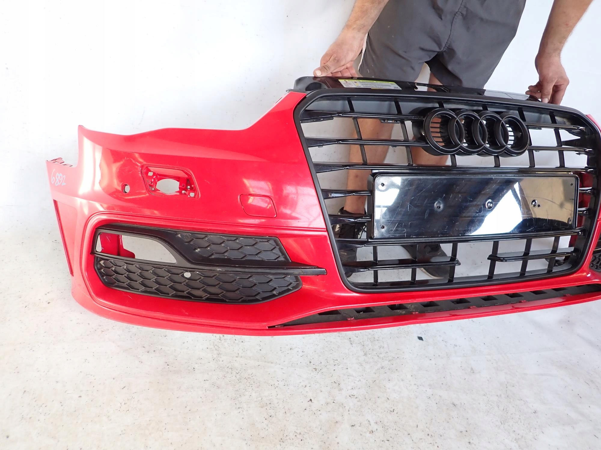 AUDI A3 III 3 8V HB S-LINE 13-16 bumper front front washer 4XPDC