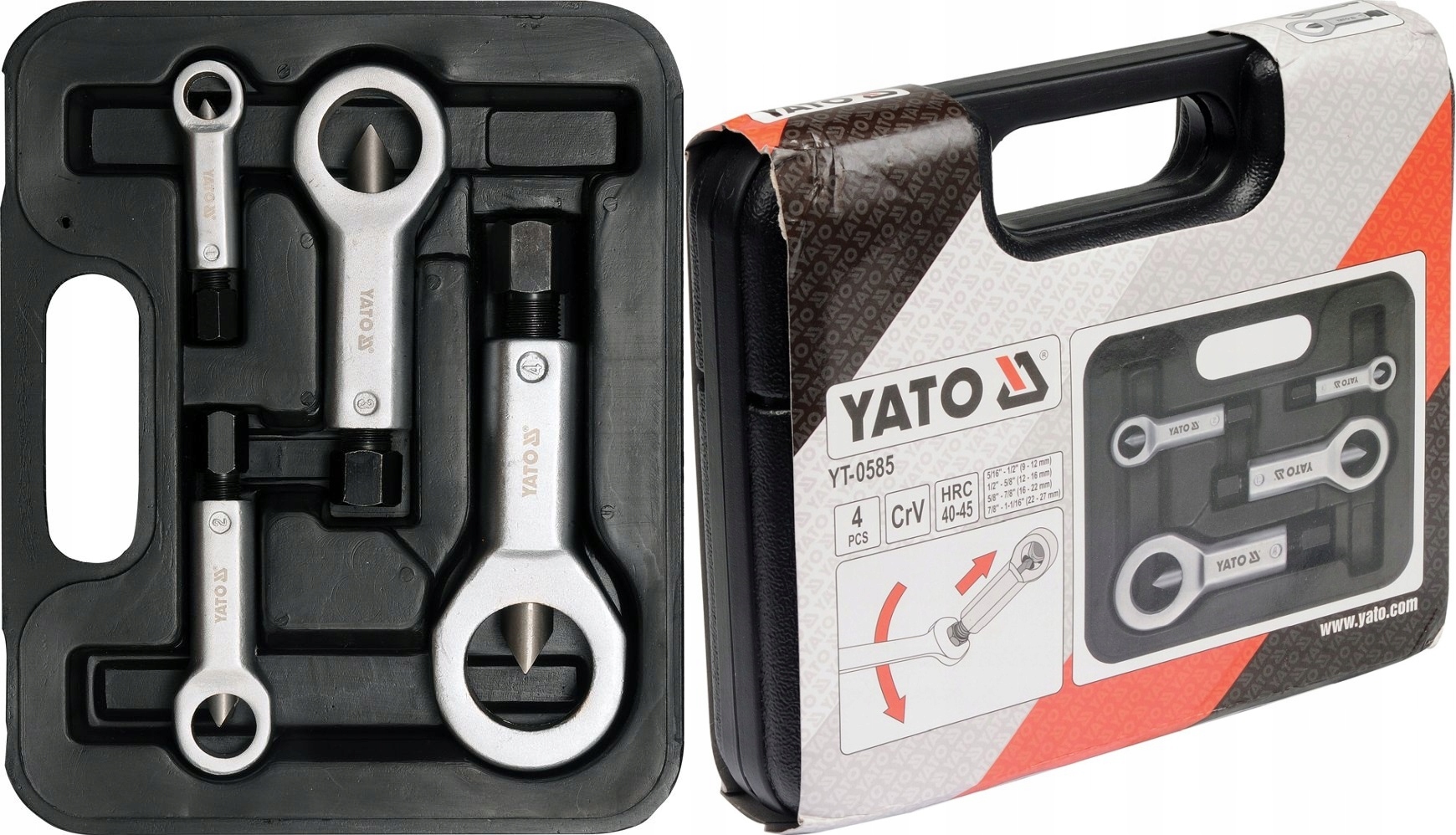 

Zestaw Przecinaków Do Nakrętek 4 Cz Yato YT-0585