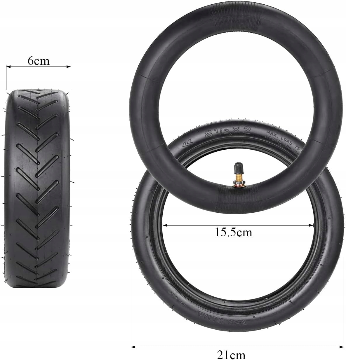 OPONA + DĘTKA 8,5 do Hulajnoga Xiaomi M365|1S |Pro EAN (GTIN) 5905699137752