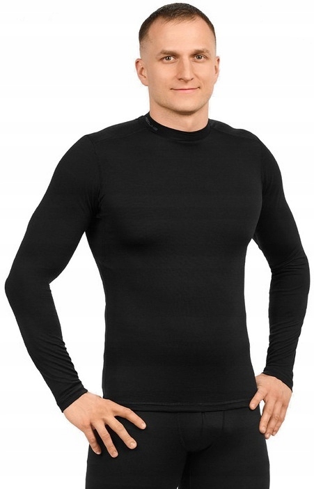 Redline Merino Saxon 2.0 Ls Černá Termoaktivní Motocyklová Košile