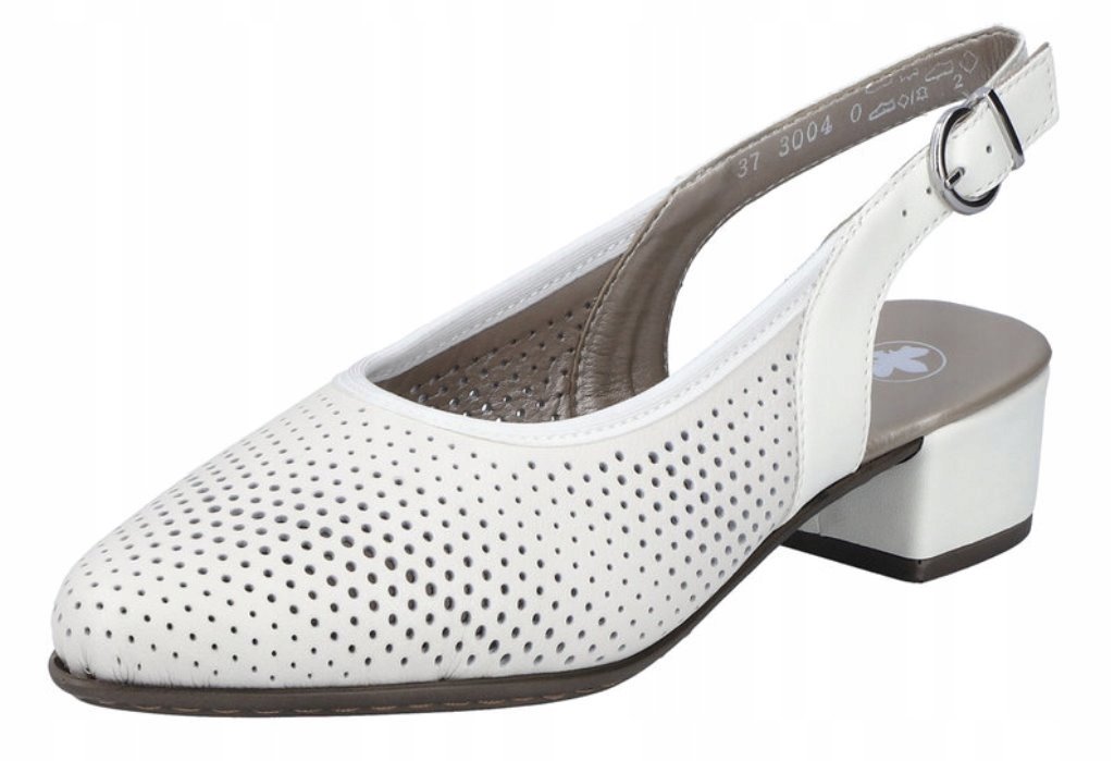 Rieker 47066-80 vel.37 elegantní kožené sandály a lodičky