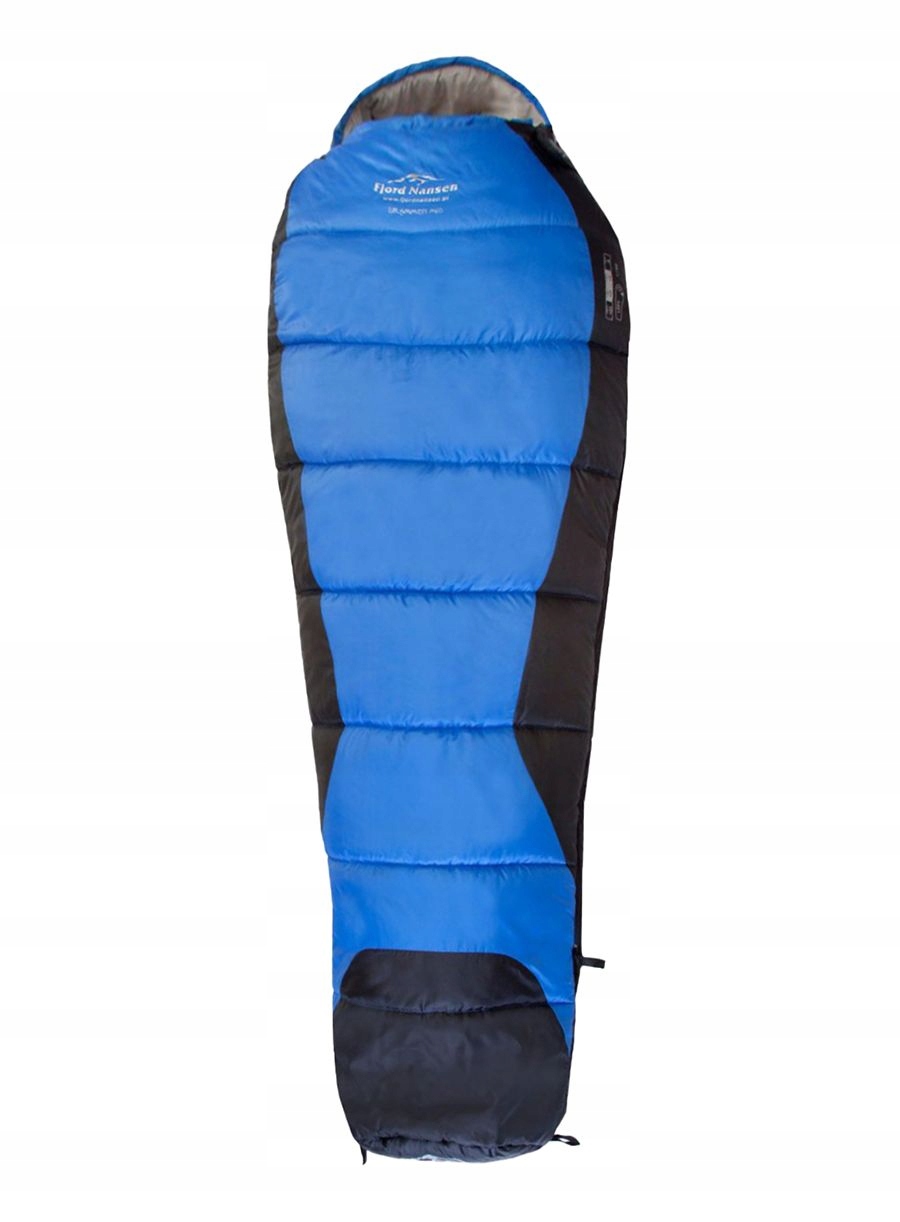 Syntetický spacák Fjord Nansen Hamar (195 cm) safírový Pravý