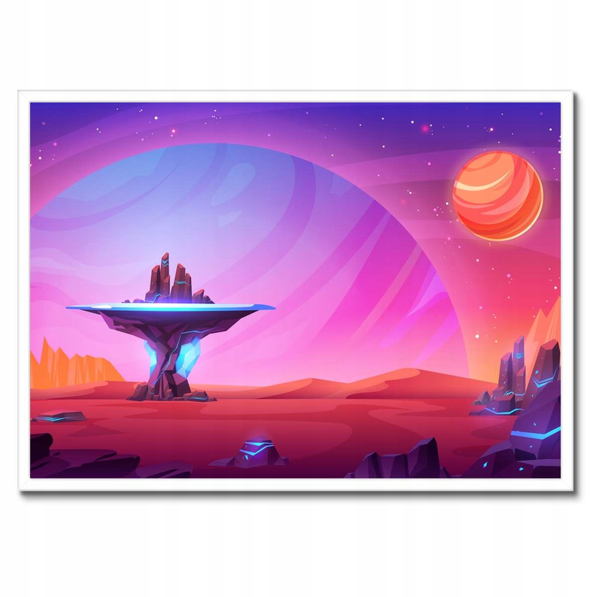 Plakáty v rámu 70x50 Vesmír planeta