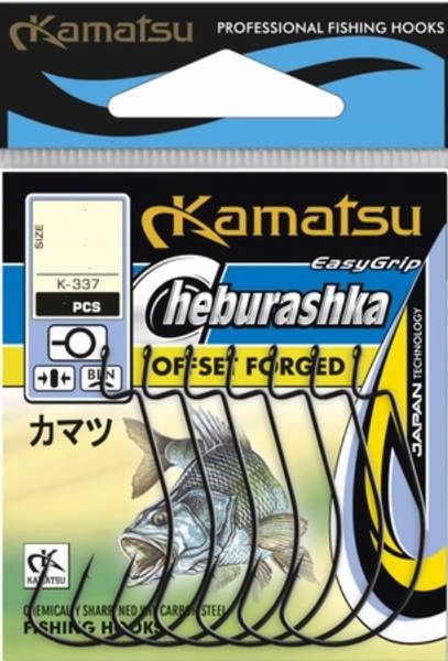 Haki, Haczyki Do Cheburaszki Offset Forged hak 8 op.7szt Kamatsu