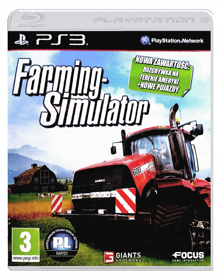 Farming Simulator 13 PlayStation 3 (PS3) pudełkowy
