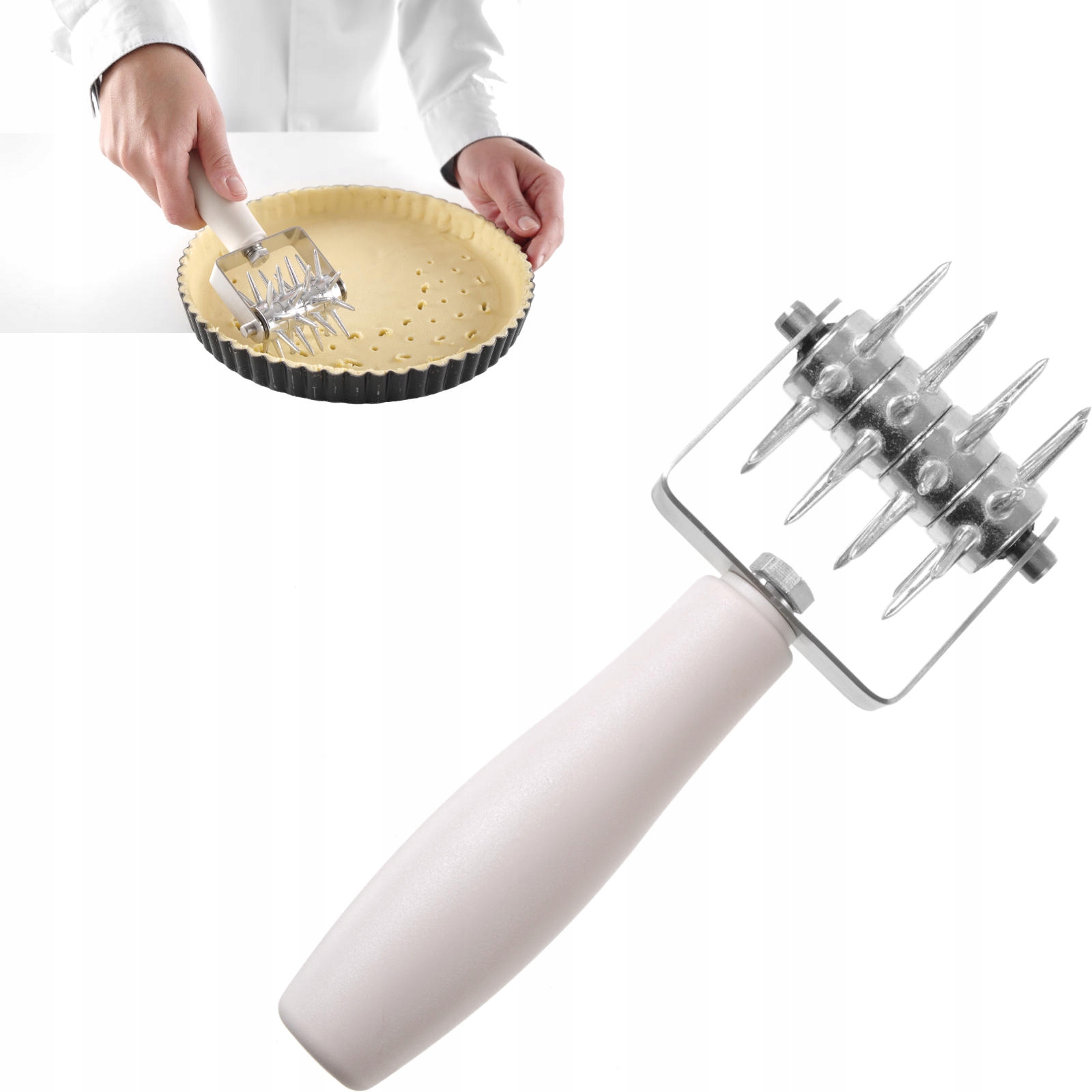 Děrovací váleček na propichování těsta Profi Line 80x210 mm Hendi