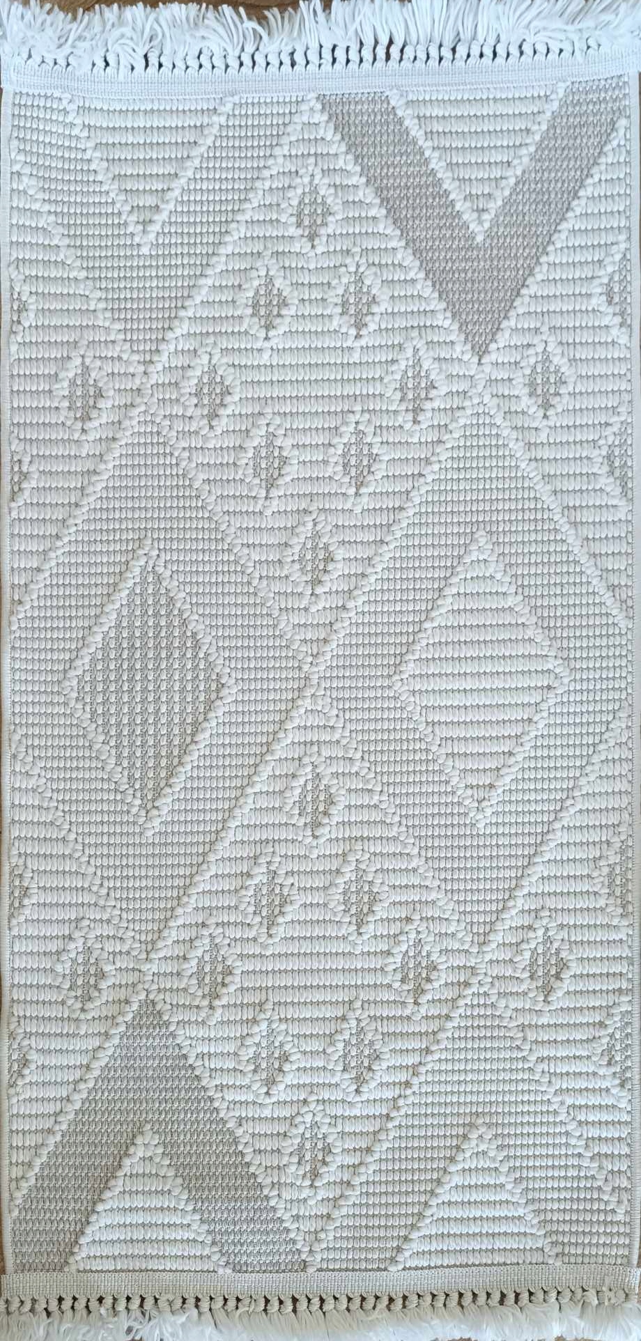 Šnúrkový koberec 120 x 170 cm, plochý, vonkajší, vnútorný, boho