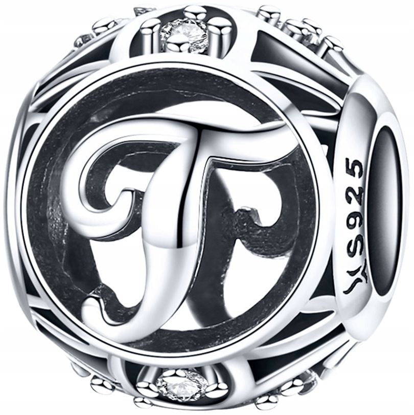 

Charms do Pandora Literka T srebro 925 koralik