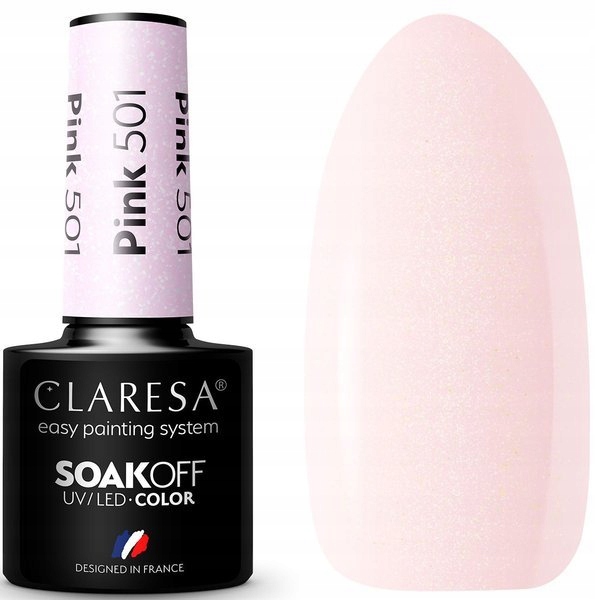 

Claresa Lakier Hybrydowy Pink 501