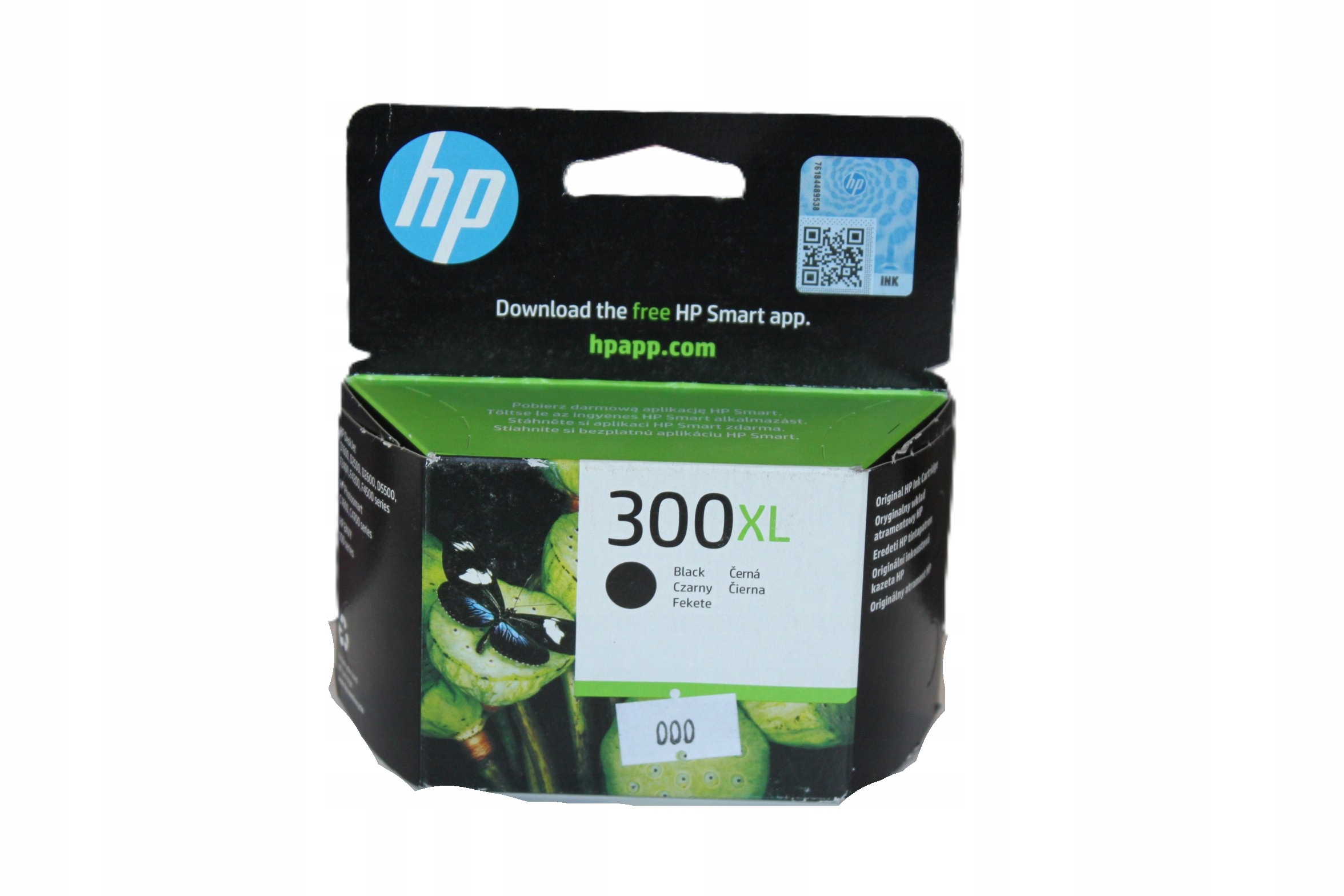 Hp 300XL CC641EE tusz black 23 oryginał