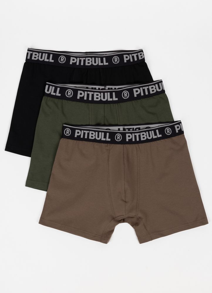 Męskie Bokserki zestaw Pitbull Bawełniane mix kolorów 3-pak