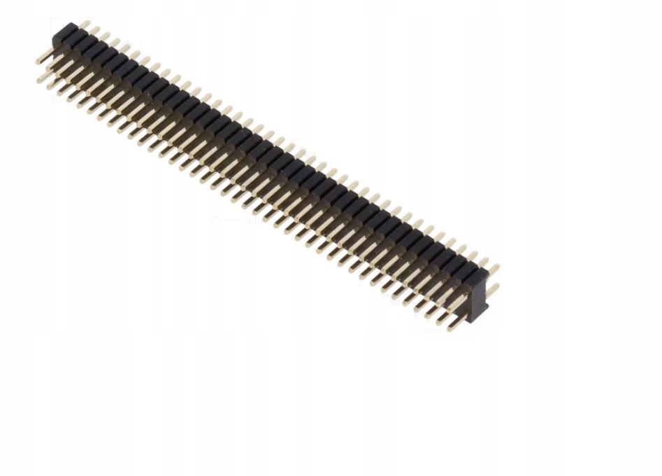 Wtyk goldpin 2x40 prosty raster 2,54 mm