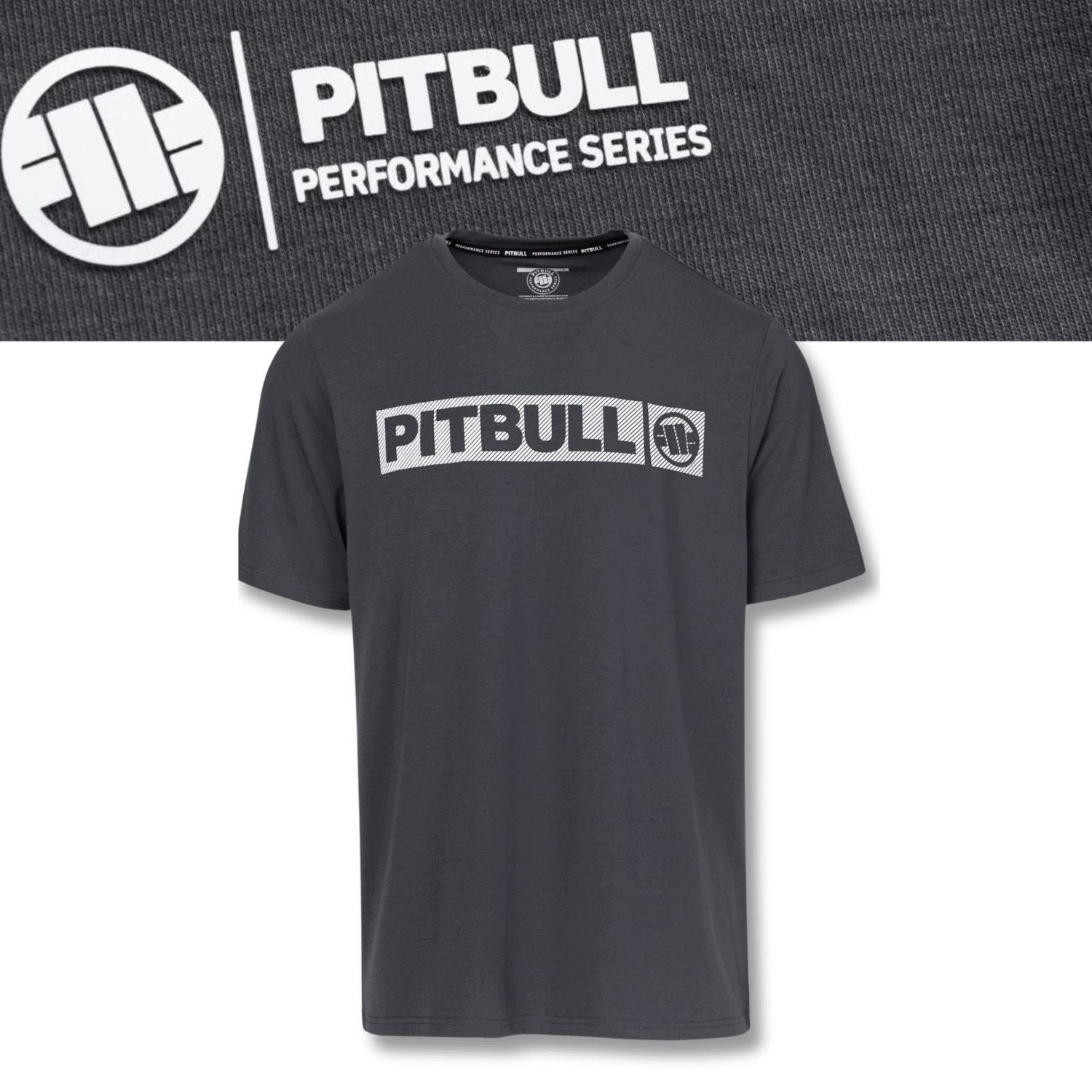 Pánské tričko Casual Sport Pitbull technické sportovní prodyšné Hilltop