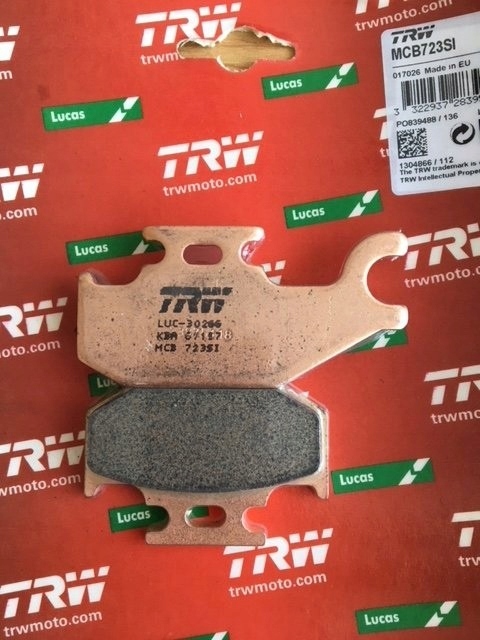 KLOCKI HAMULCOWE PRZOD TYL CAN AM