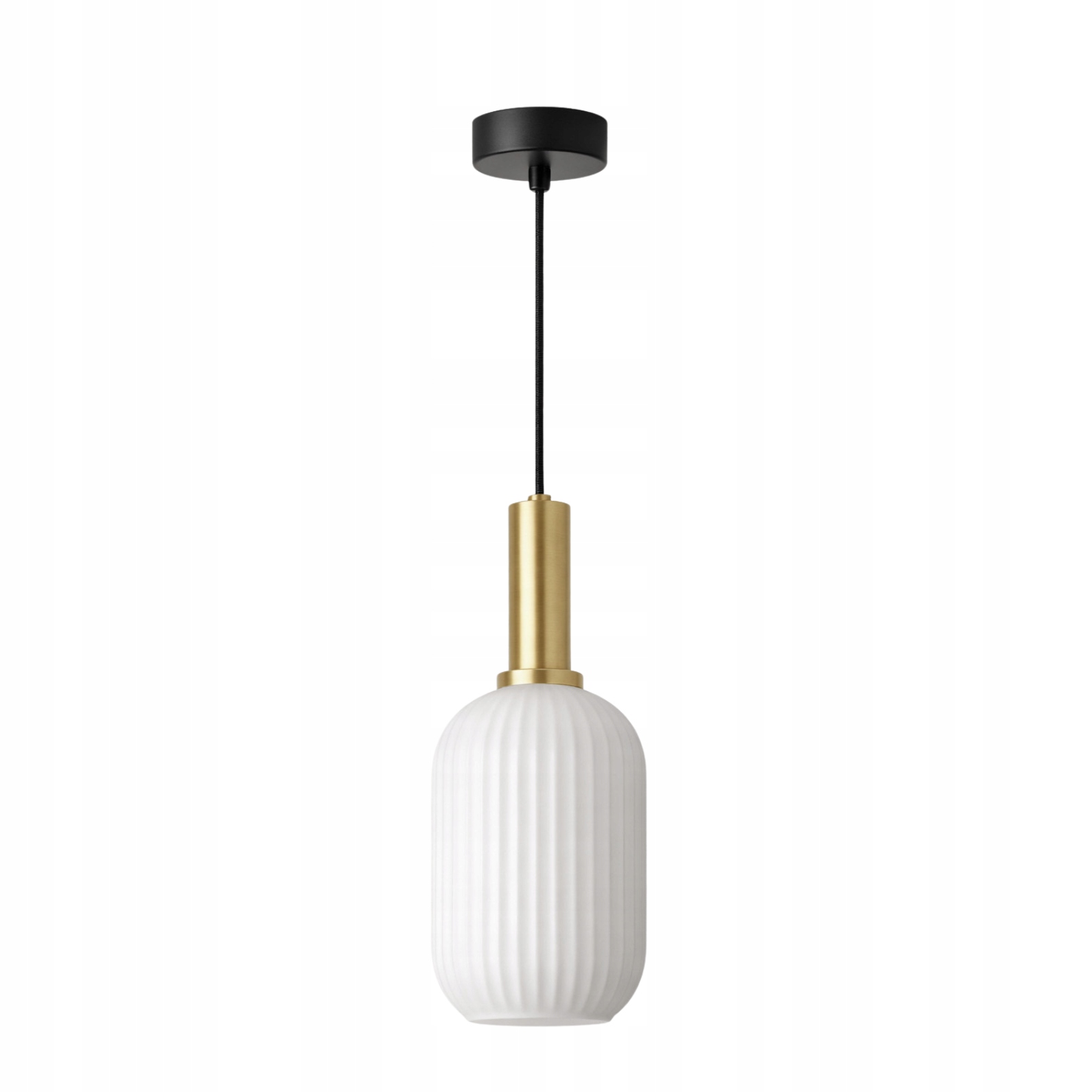 Závěsná lampa lustr nad stůl skleněná bílá lampa K-5880 Fiore