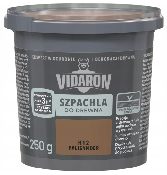 

Vidaron Szpachla Do Drewna 0,25 Kg Palisander H12