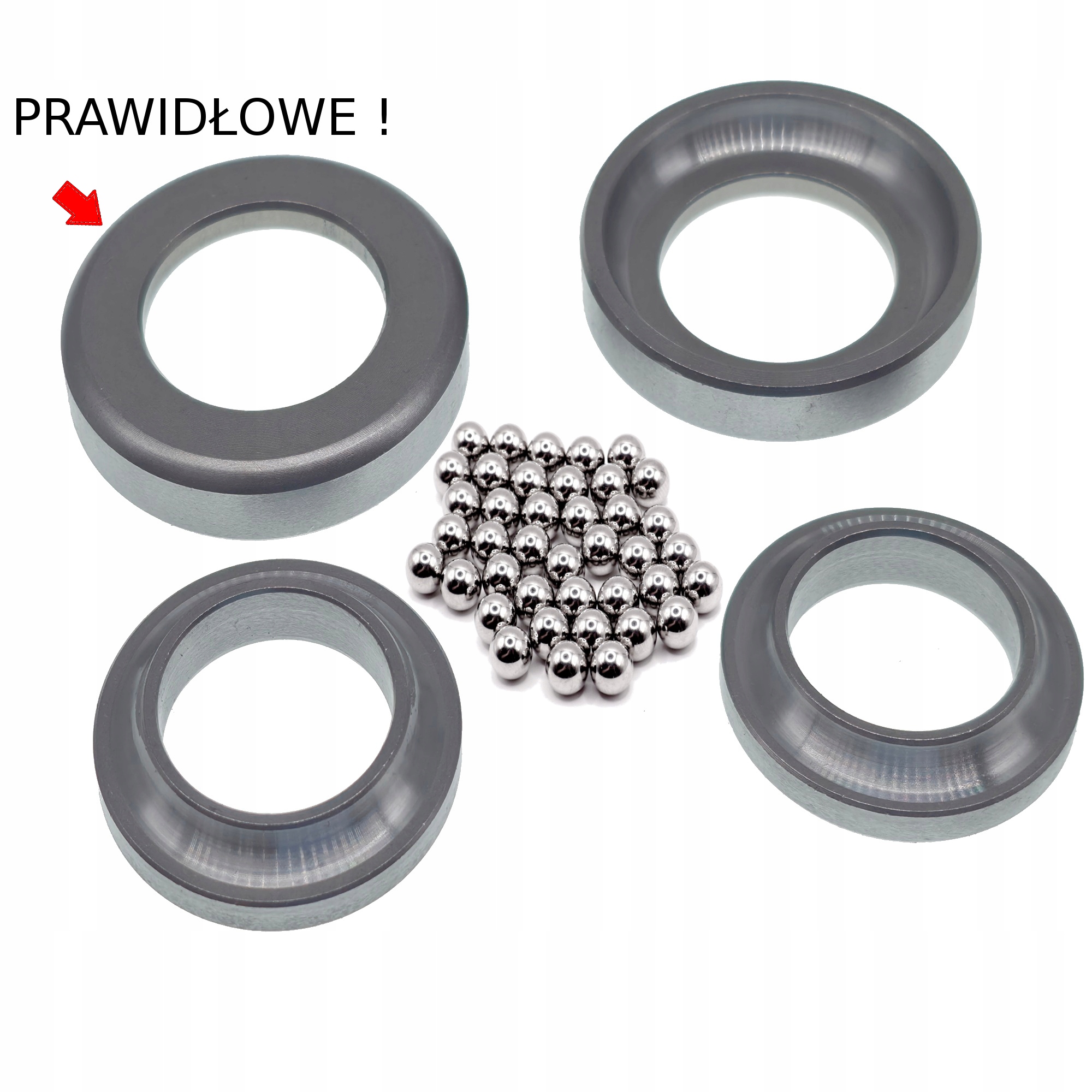 Łożyska Główki Ramy Kierownicy 47 mm Wsk 125 175 Prawidłwoe