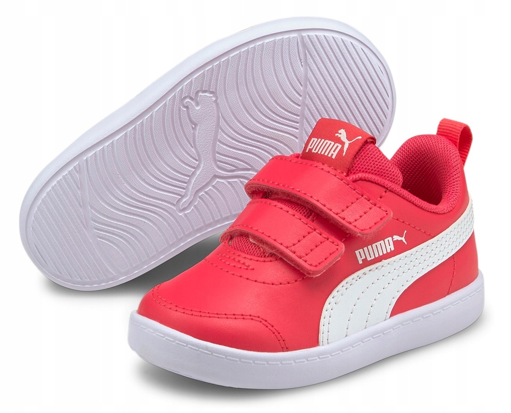 

Buty Puma Courtflex V Ps różowe na rzep 32.5